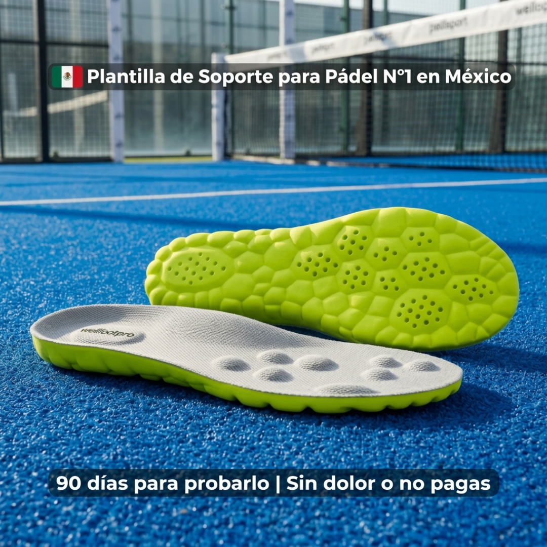 Plantillas de Soporte para Pádel WellFootPro®