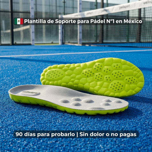 Plantillas de Soporte para Pádel WellFootPro®