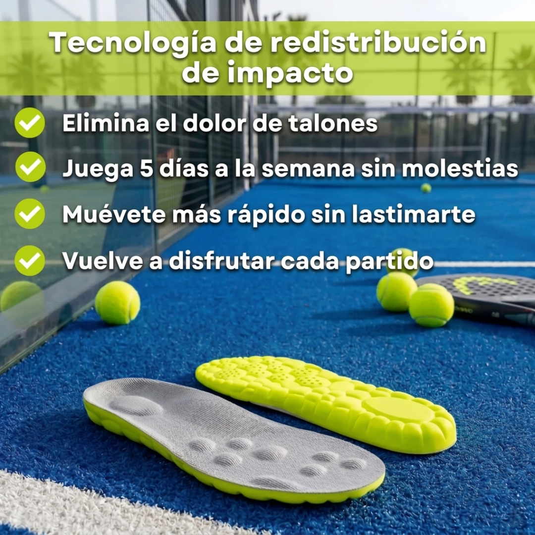 Plantillas de Soporte para Pádel WellFootPro®